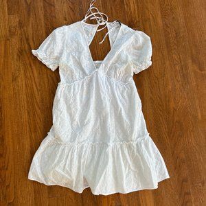 ZARA Eyelet Summer Mini Dress